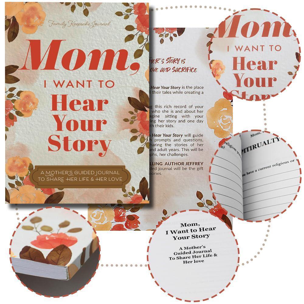 A MOTHER'S GUIDED JOURNAL
TO SHARE HER LIFE & -HER LOVE